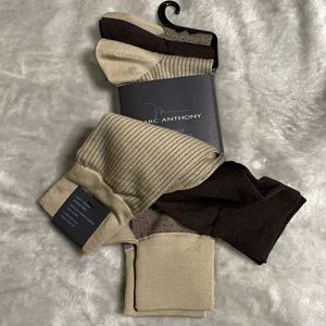 Men's 3 Pack Marc Anthony Dress Socks shoe 7-12